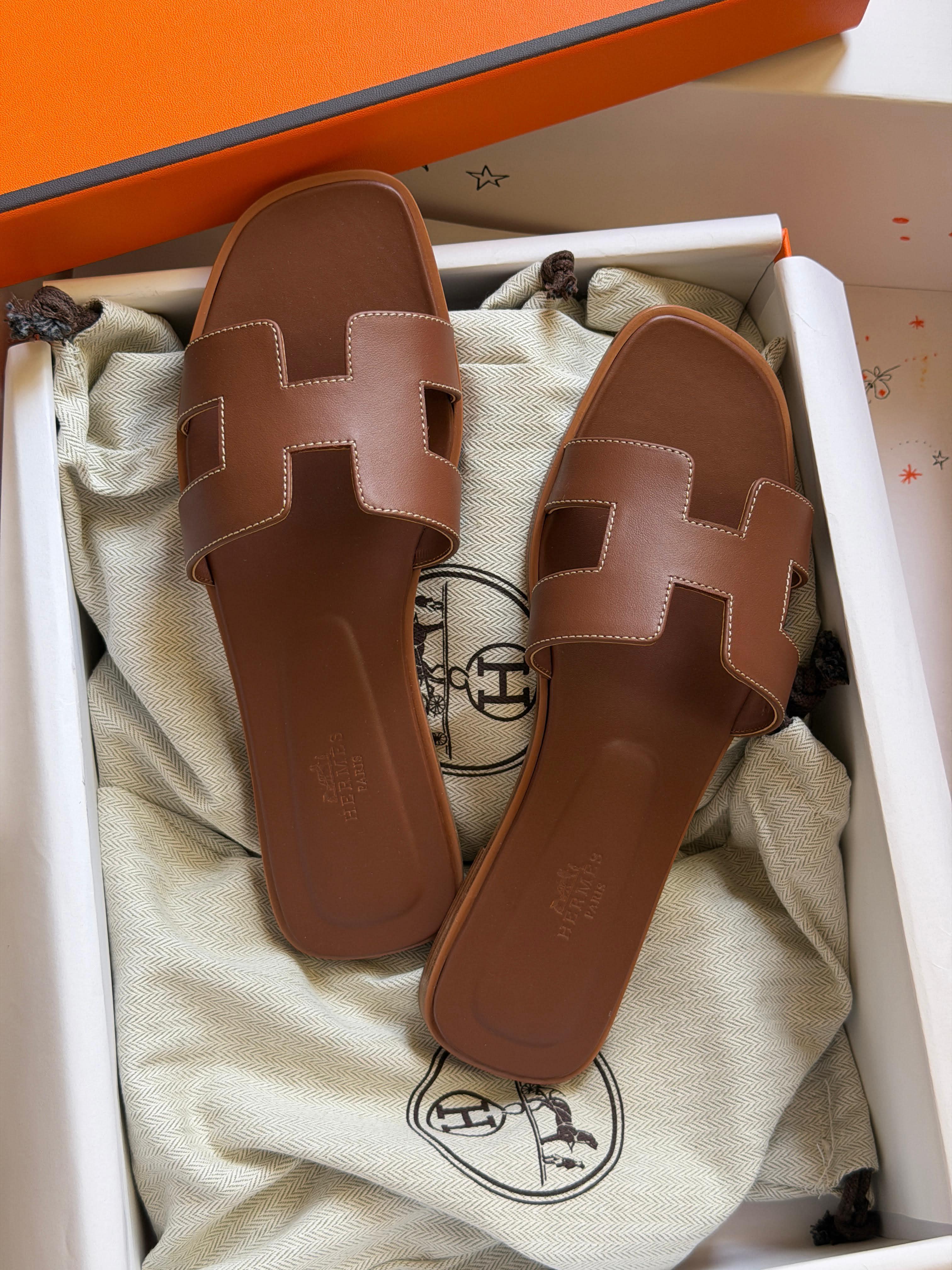Hermes slippers